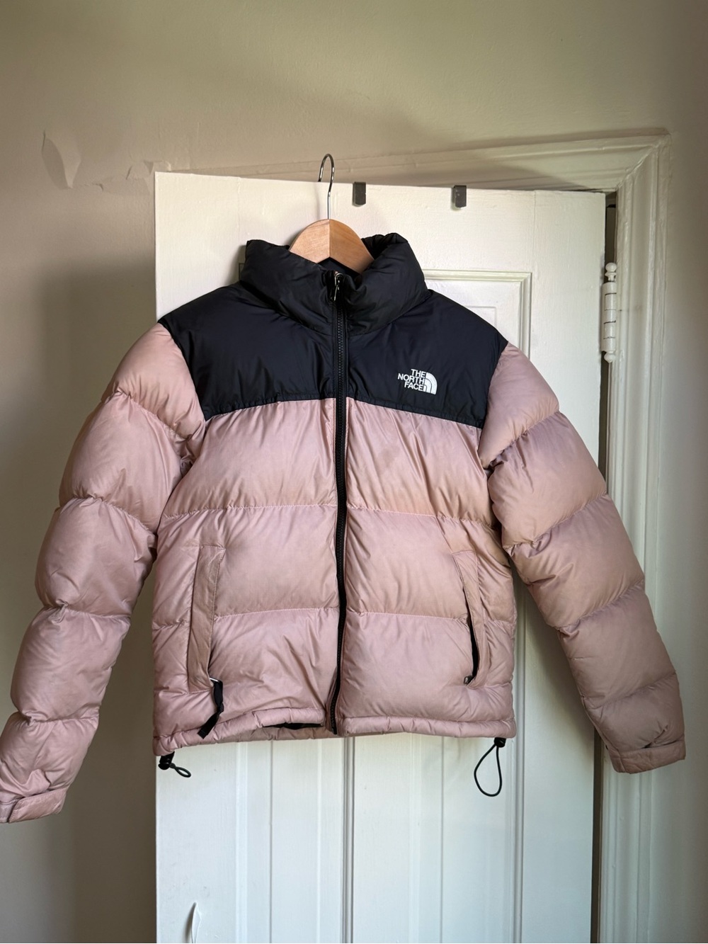The North Face Pink Nuptse Puffer Jacket